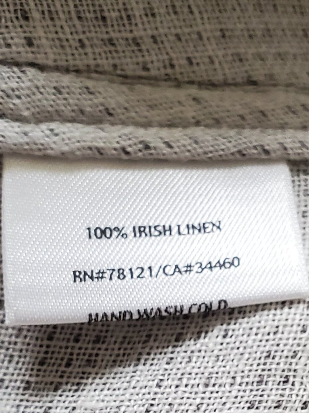 Eileen Fisher woven women’s grey Irish linen tunic/coat dress/cardigan sz 1X. - Picture 6 of 7